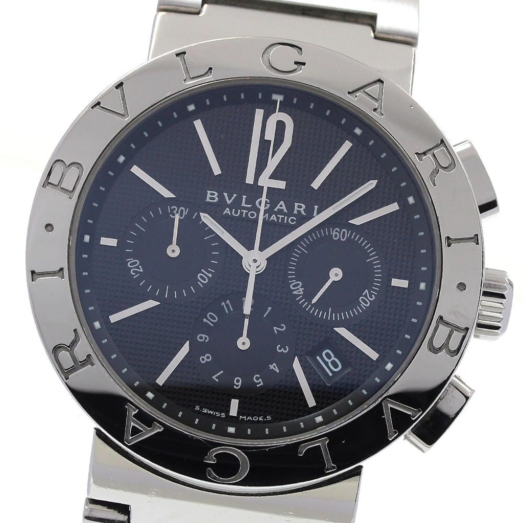 Bvlgari Bvlgaribvlgari Chronograph Black Dial Automatic Mens835375
